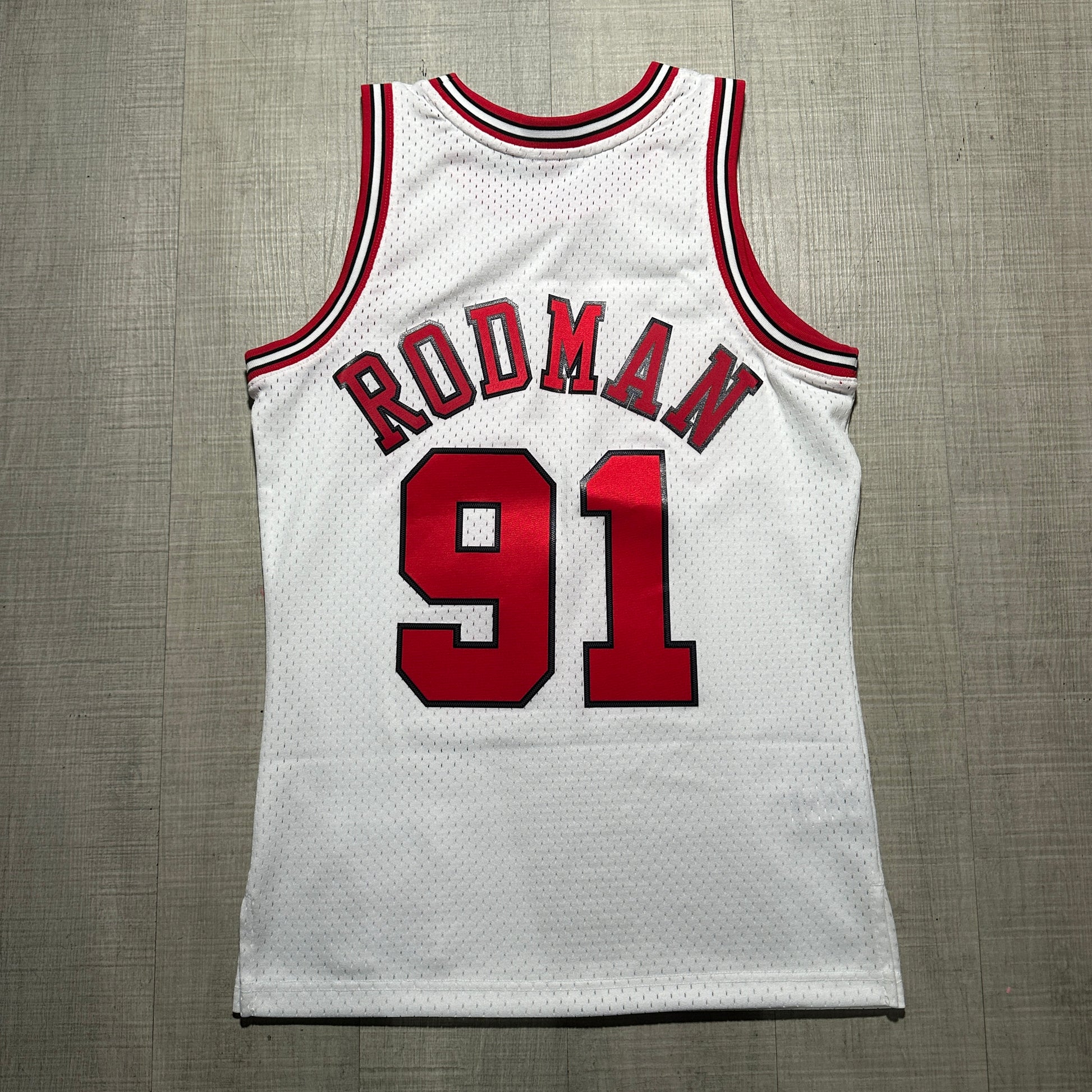 Maillot NBA Chicago Bulls de Dennis Rodman Mitchell and Ness Swingman Maillot NBA Chicago Bulls de Dennis Rodman Mitchell and Ness Swingman
