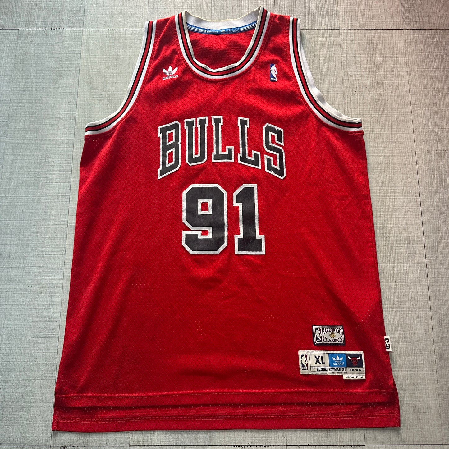 Dennis Rodman Chicago Bulls Adidas Jersey