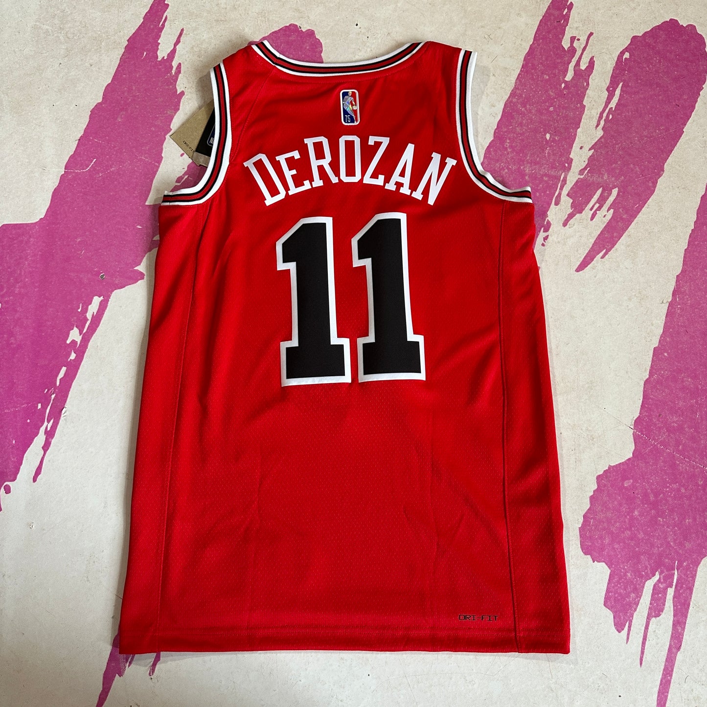 DeMar DeRozan Chicago Bulls 75th Anniversary Icon Edition Nike Jersey