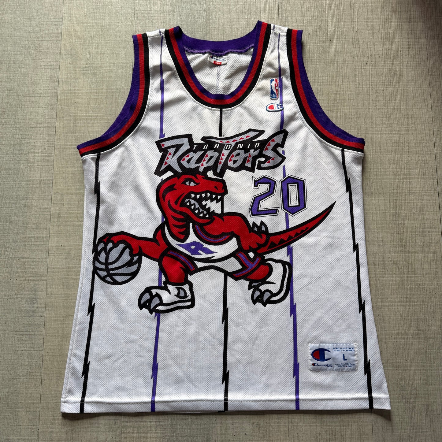 Damon Stoudamire Toronto Raptors Champion Jersey