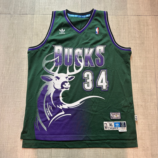 Ray Allen Milwaukee Bucks Adidas Soul Swingman Jersey