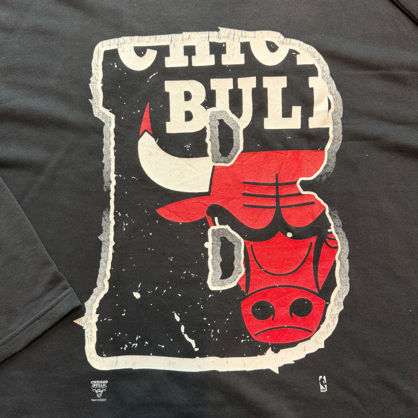 Chicago Bulls Double Sided Long Sleeve Nutmeg Tee