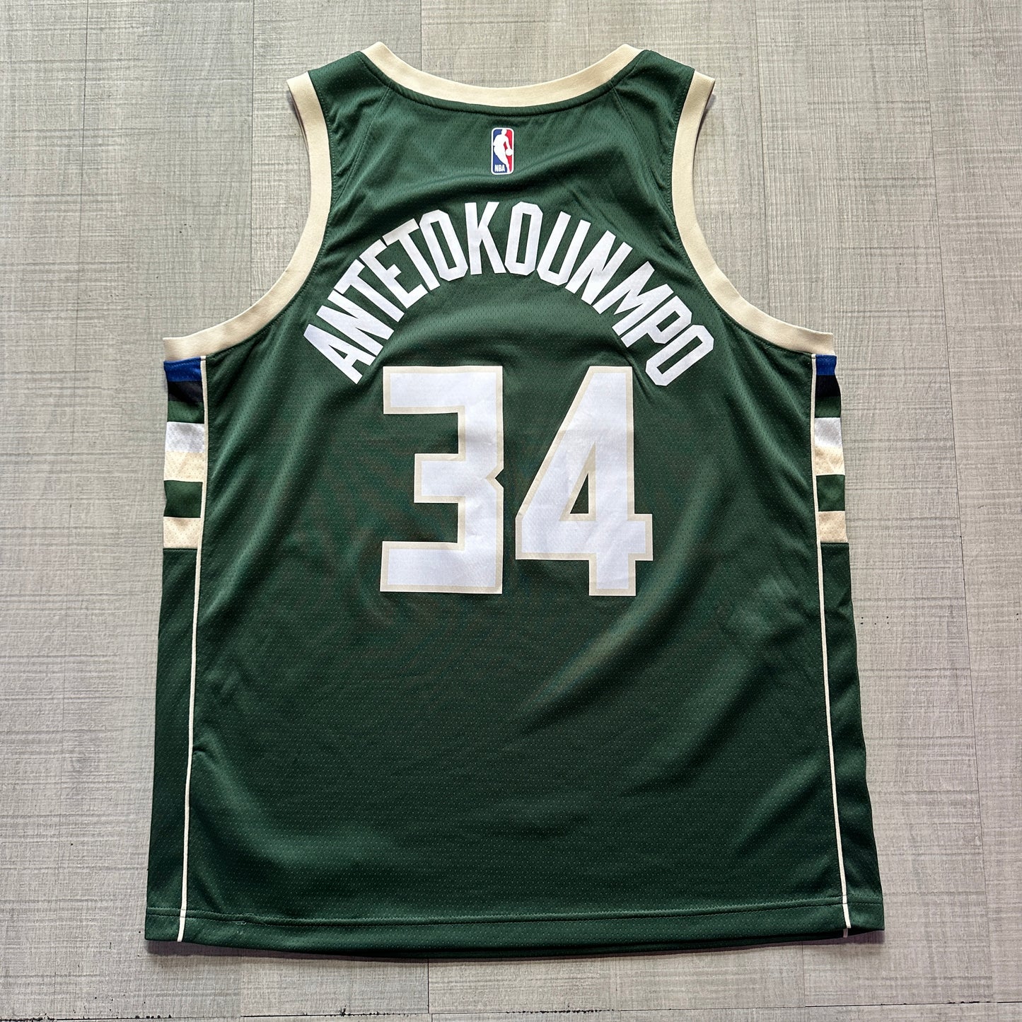 Giannis Antetokounmpo Milwaukee Bucks Icon Edition Nike Jersey