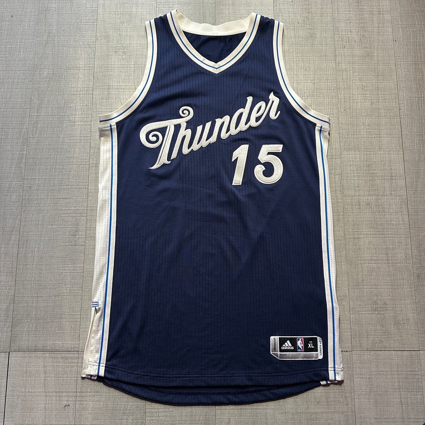 Oklahoma City Thunder Christmas Day Authentic Sample Adidas Jersey