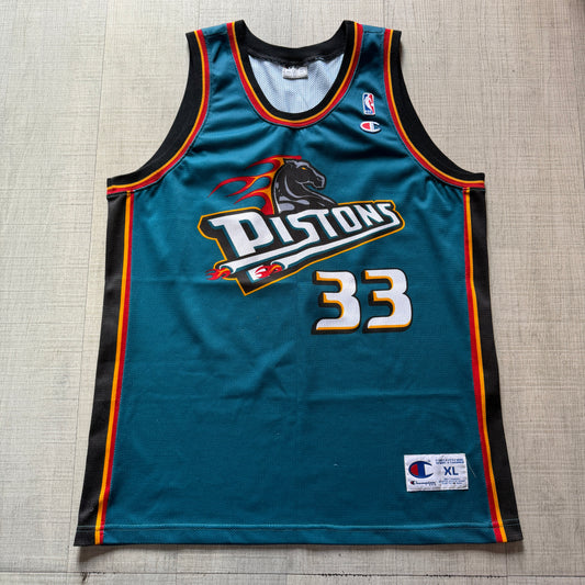 Grant Hill Detroit Pistons Champion Jersey
