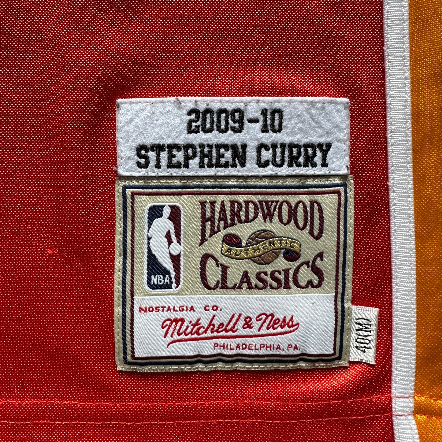 Steph Curry Golden State Warriors 09-10 Authentic Mitchell & Ness Jersey
