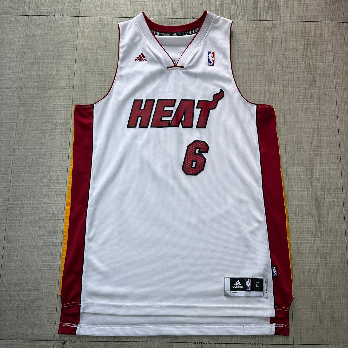 LeBron James Miami Heat Adidas Jersey