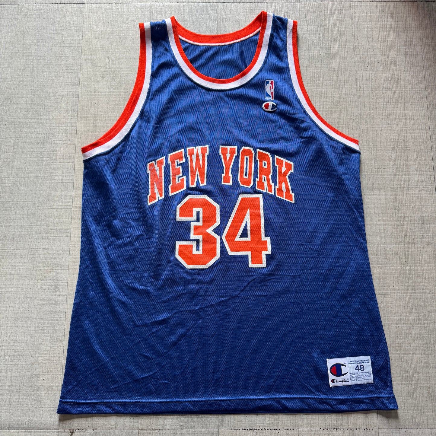 Charles Oakley New York Knicks Champion Jersey