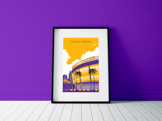 The Staples Center dbl.drbbl A3 Graphic Print