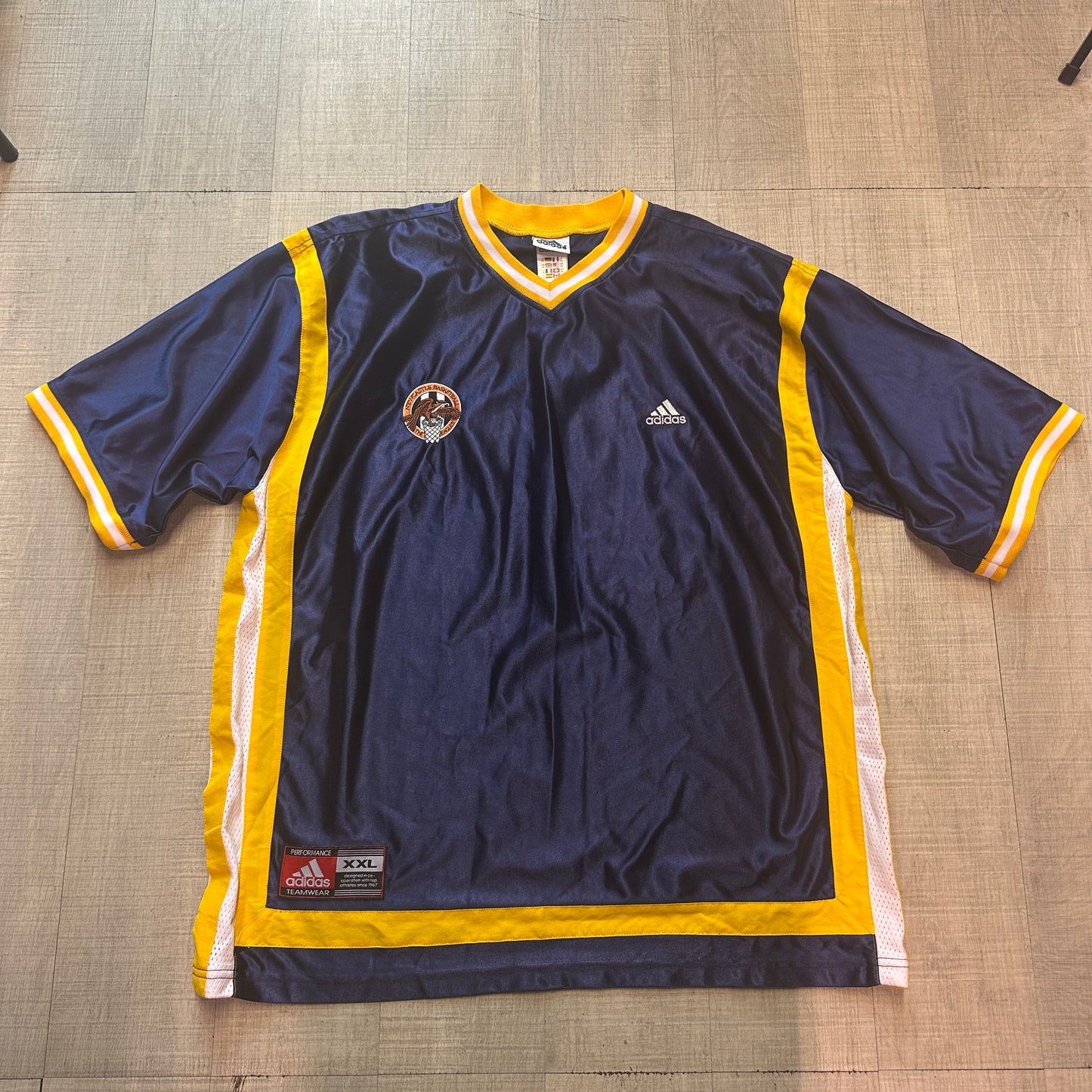 Chris Wright Newcastle Eagles 1997 Adidas Shooting Jersey
