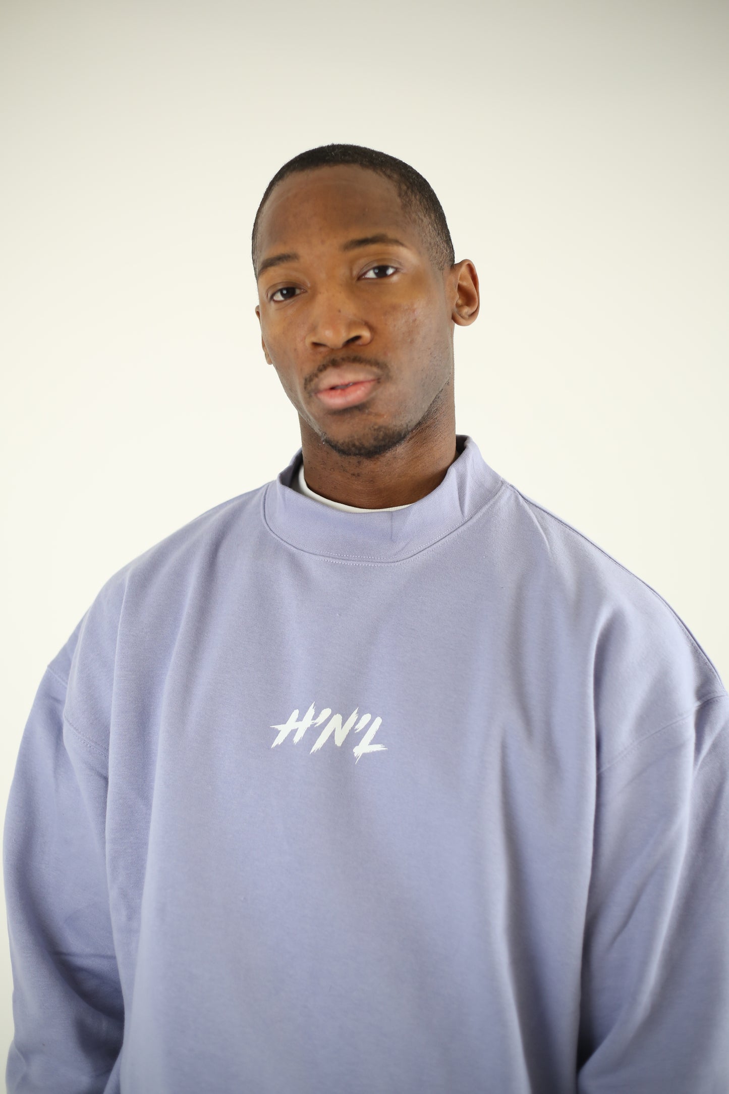 H’n’L Oversized Logo Sweat Lavender