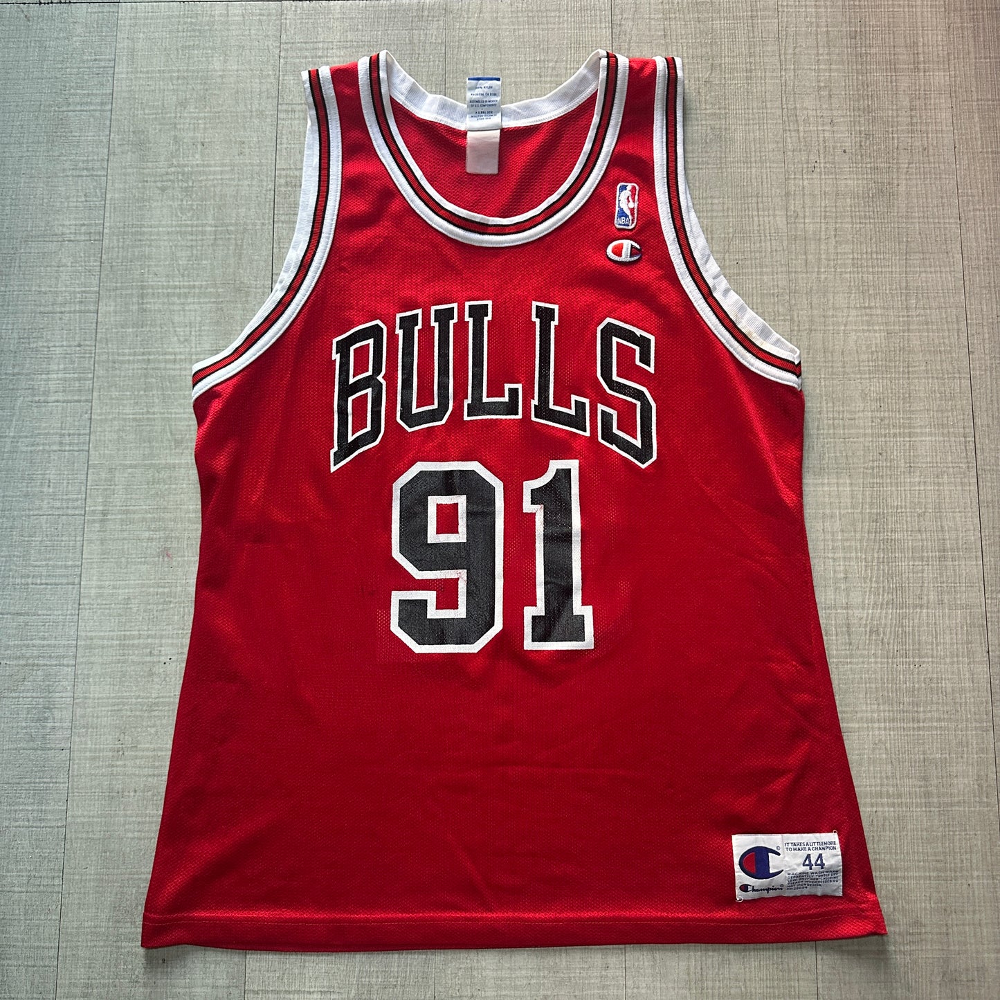Dennis Rodman Chicago Bulls Champion Jersey