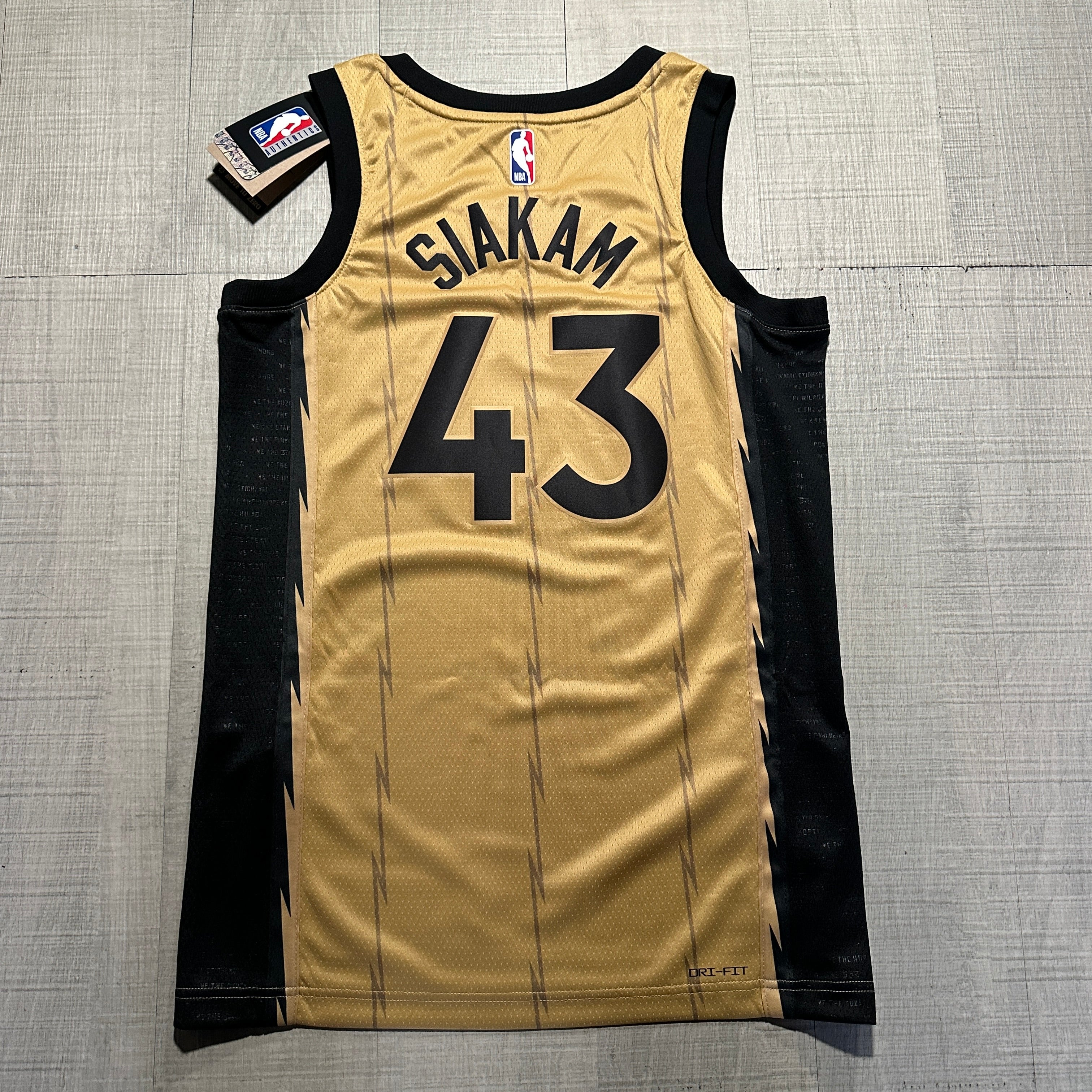 Pascal siakam signed sales jersey