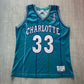 Alonzo Mourning Charlotte Hornets Champion Jersey