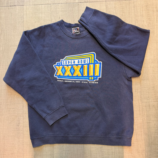 Super Bowl Miami XXXIII NFL Pro Player Sweat