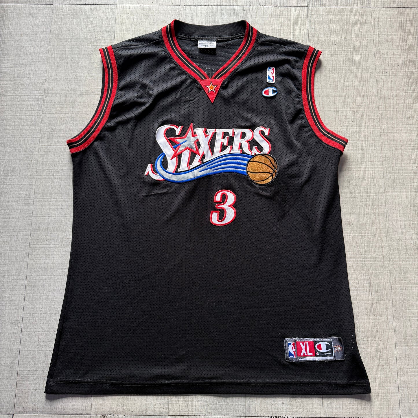 Allen Iverson Philadelphia 76ers Champion Jersey