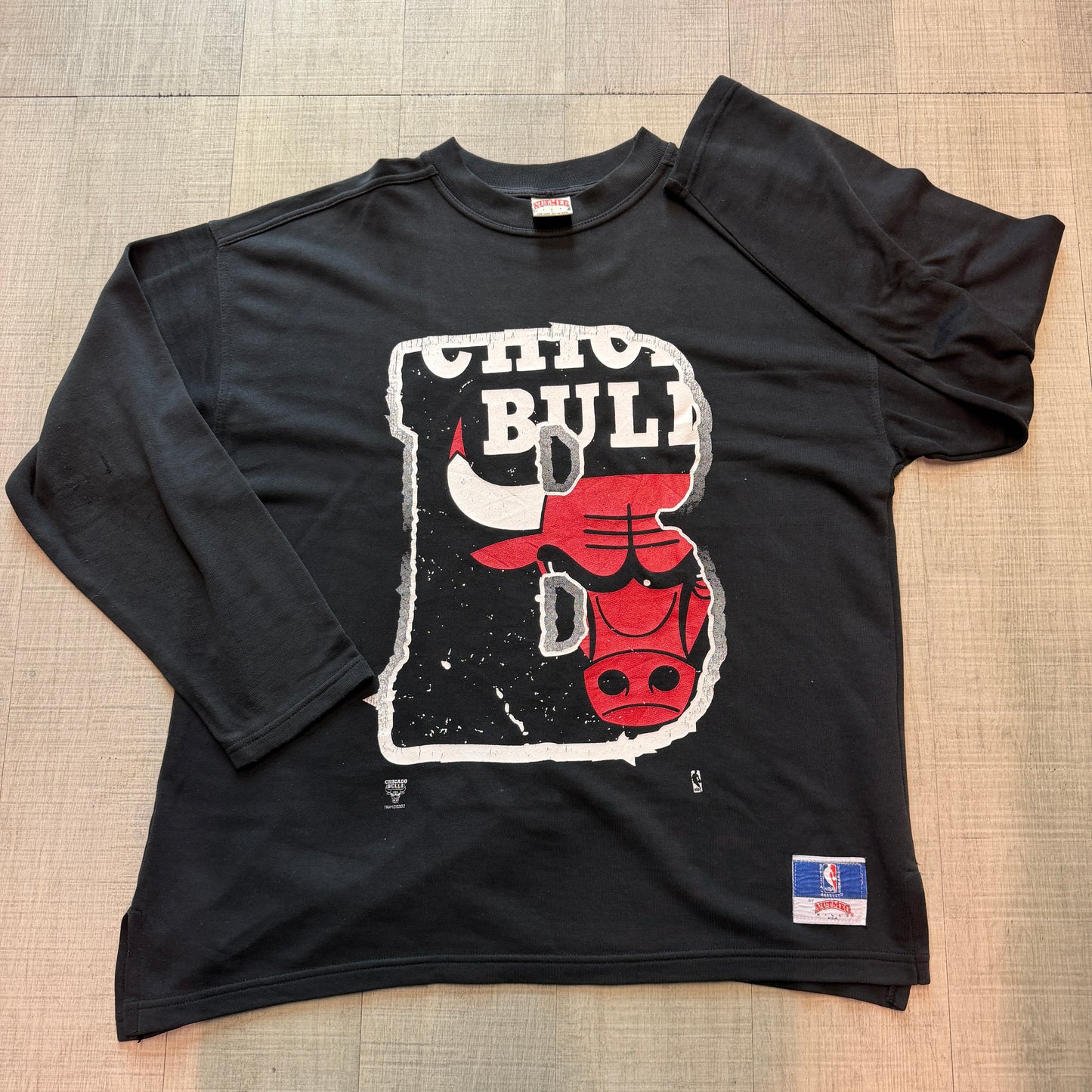 Chicago Bulls Double Sided Long Sleeve Nutmeg Tee