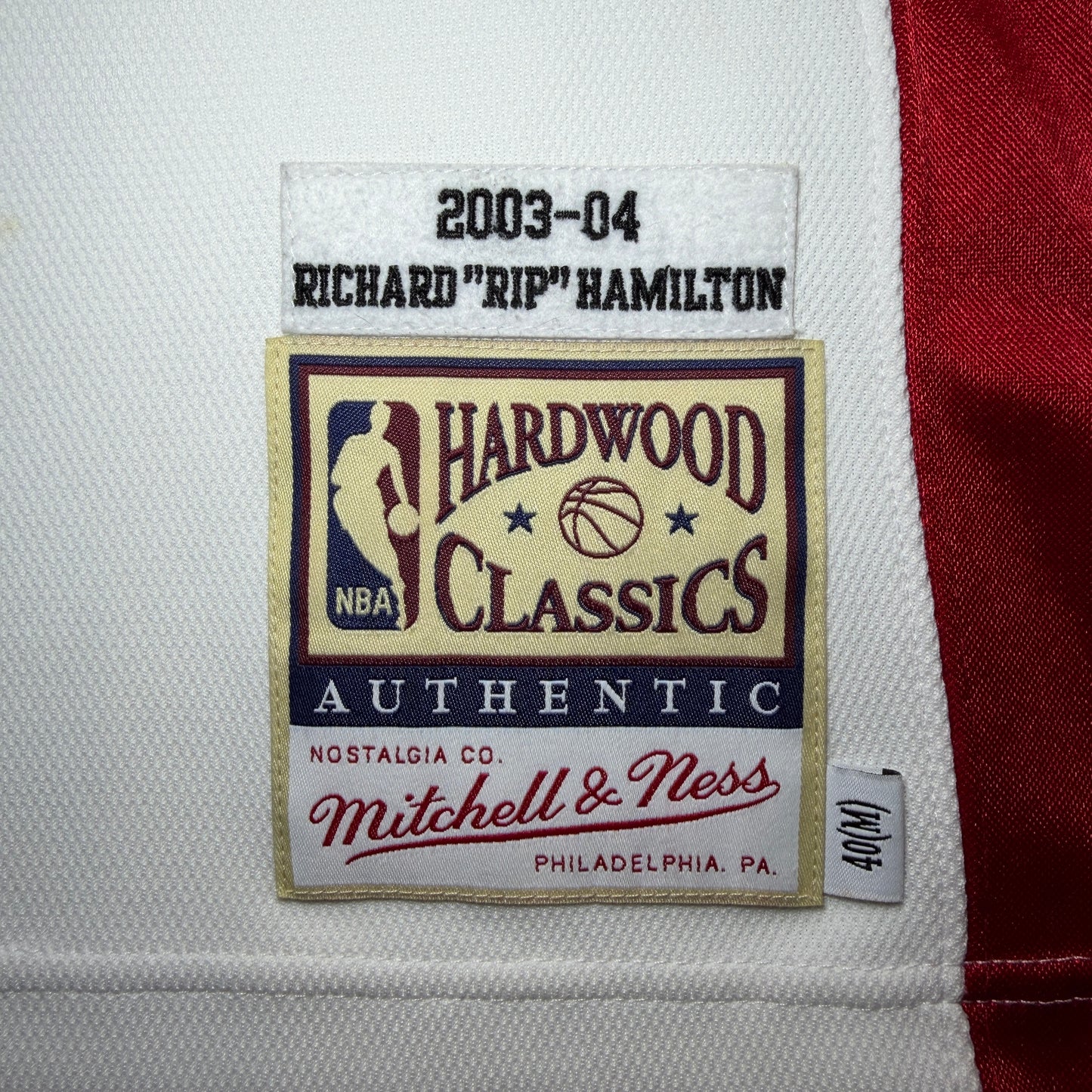 Richard RIP Hamilton 03-04 Authentic Mitchell & Ness Jersey