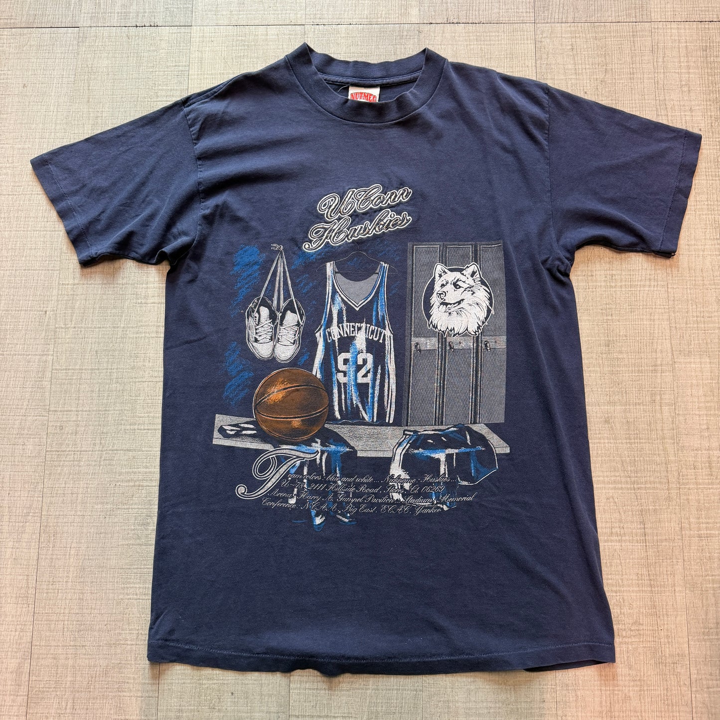 U Conn Huskies Locker Room NCAA Nutmeg Tee
