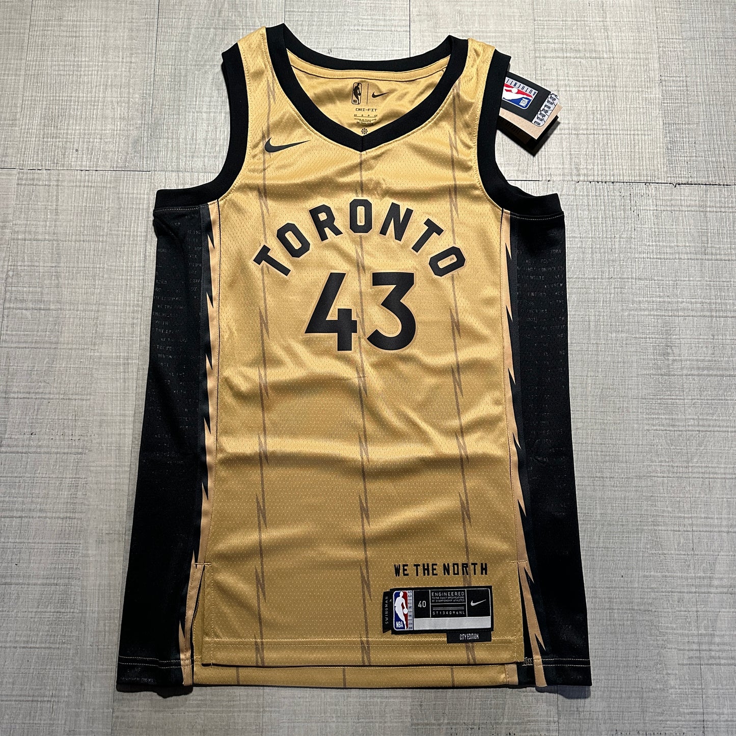 Pascal Siakam Toronto Raptors 23/24 City Edition Nike Jersey