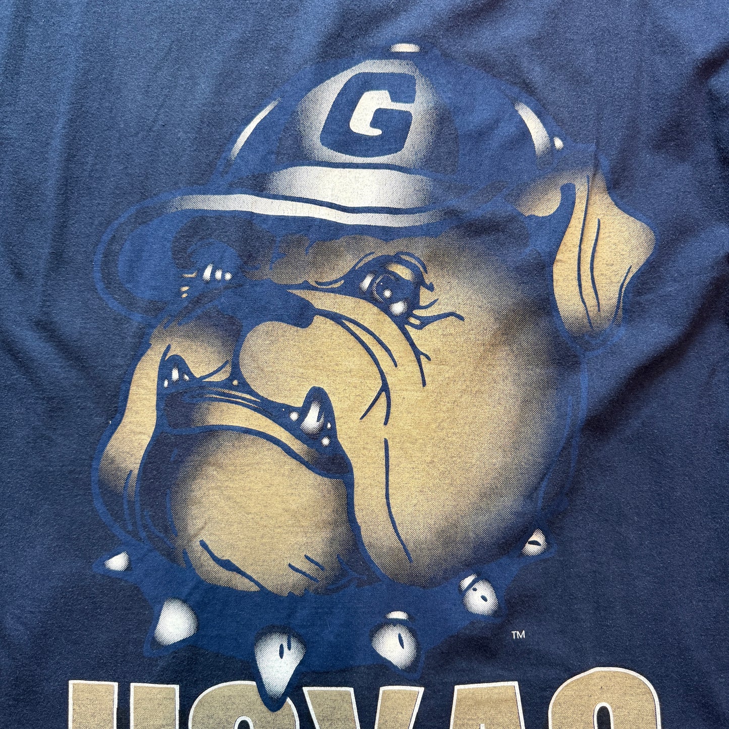 Georgetown Hoyas NCAA Double Sided Nutmeg Tee