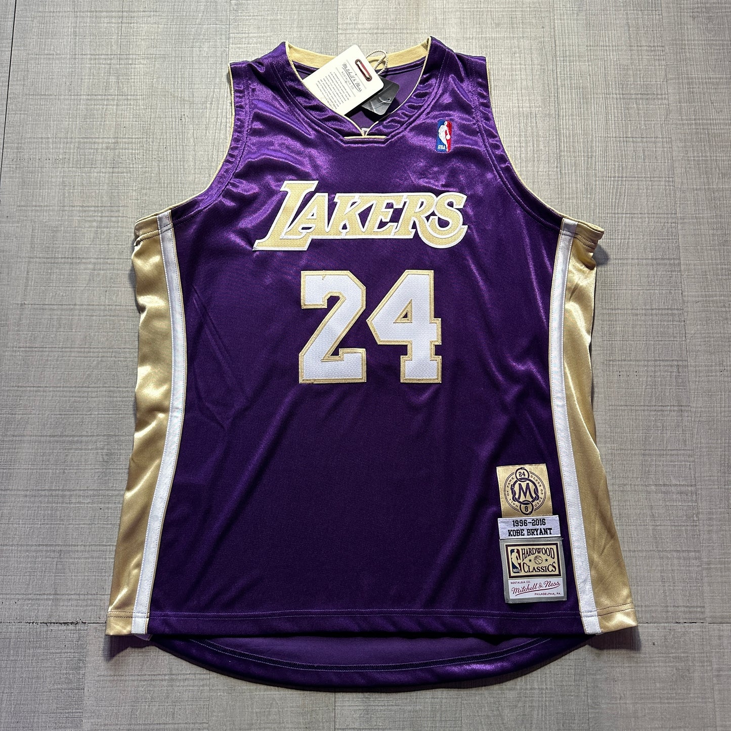 Kobe Bryant LA Lakers Hall of Fame Authentic Mitchell & Ness Jersey