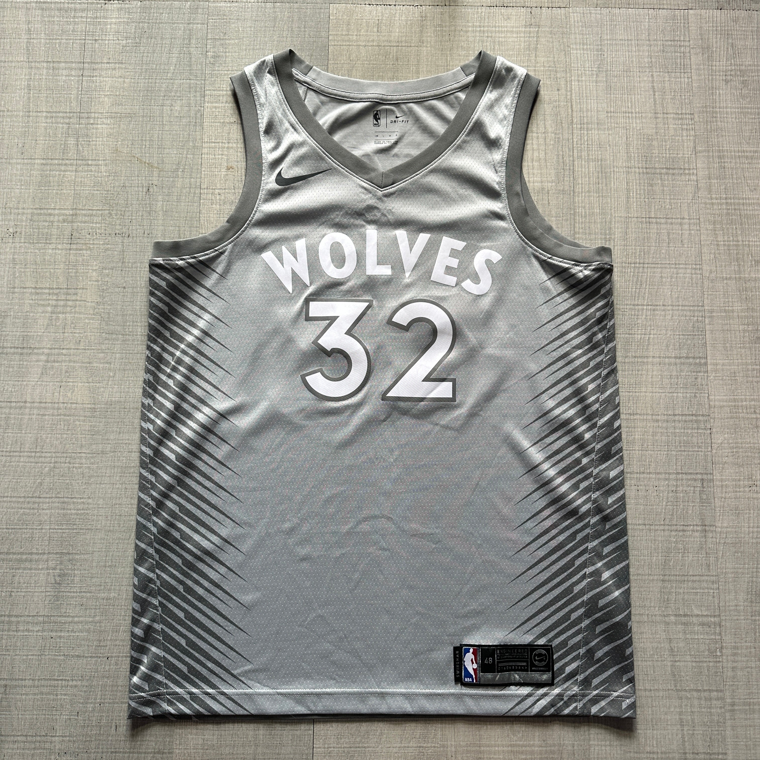 Karl Anthony Towns Minnesota Timberwolves City Edition Nike Jersey Hoopin N Lootin