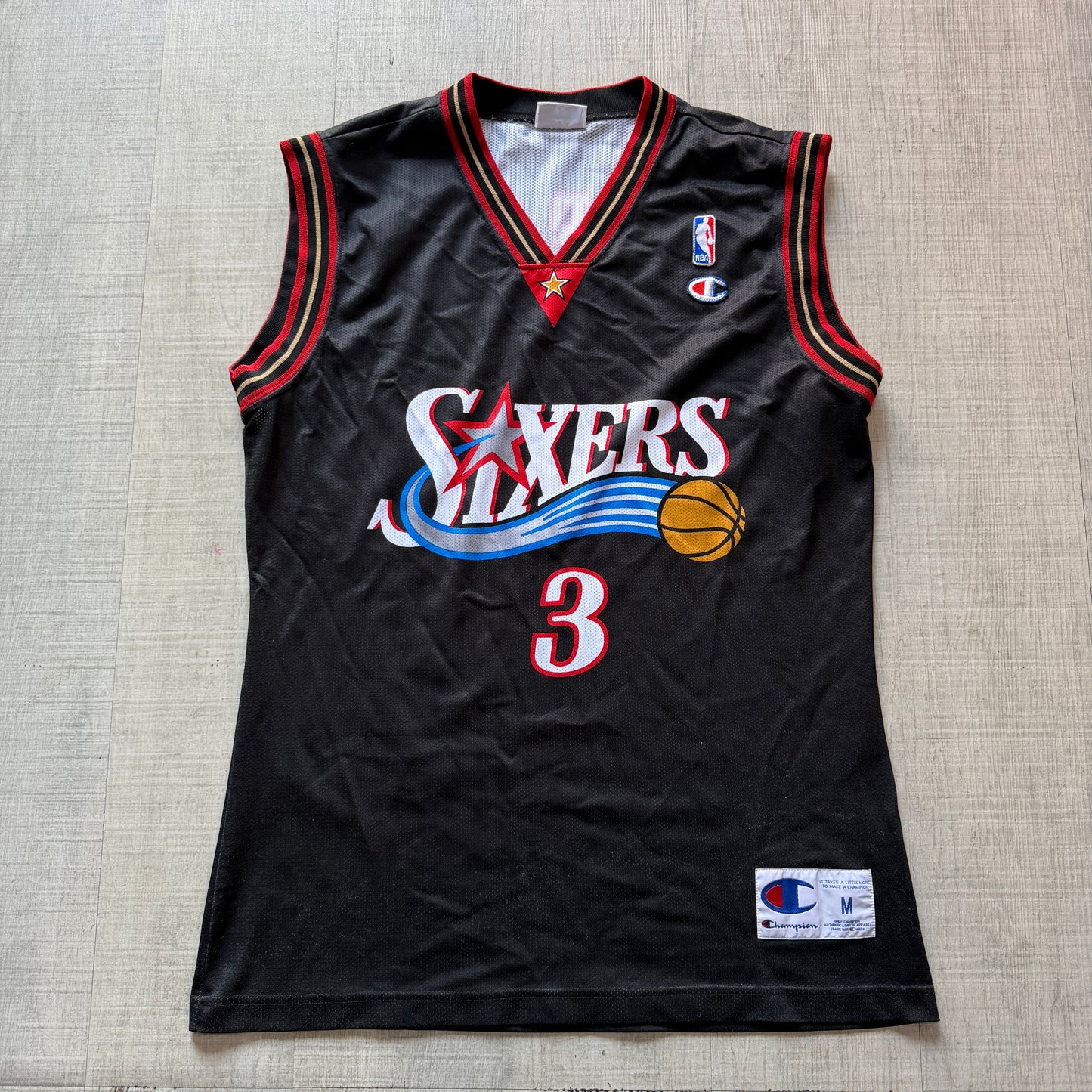Allen Iverson Philadelphia 76ers Champion Jersey