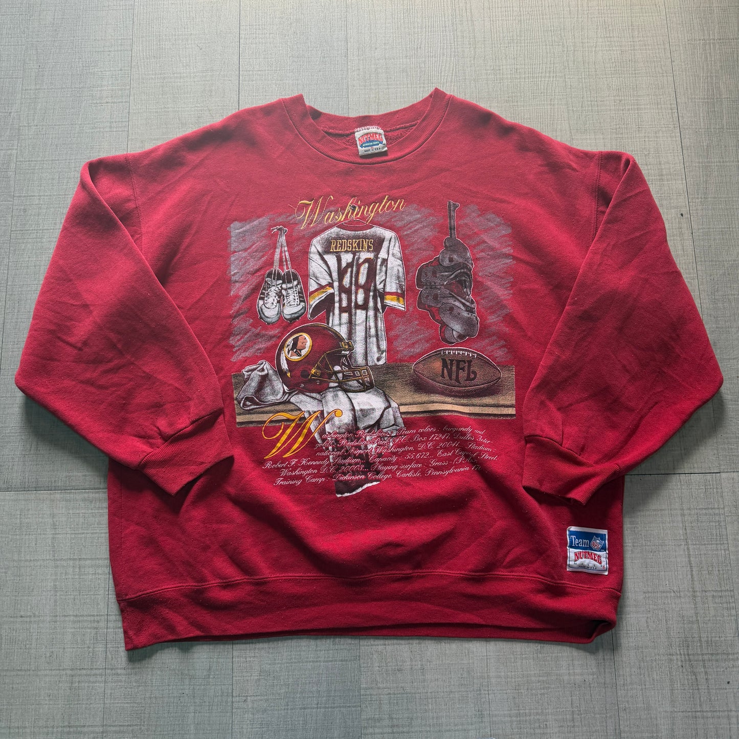 Washington Redskins NFL Nutmeg Sweat