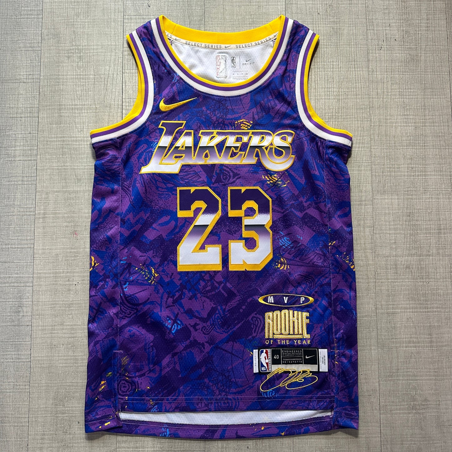 LeBron James LA Lakers MVP Select Series Nike Jersey