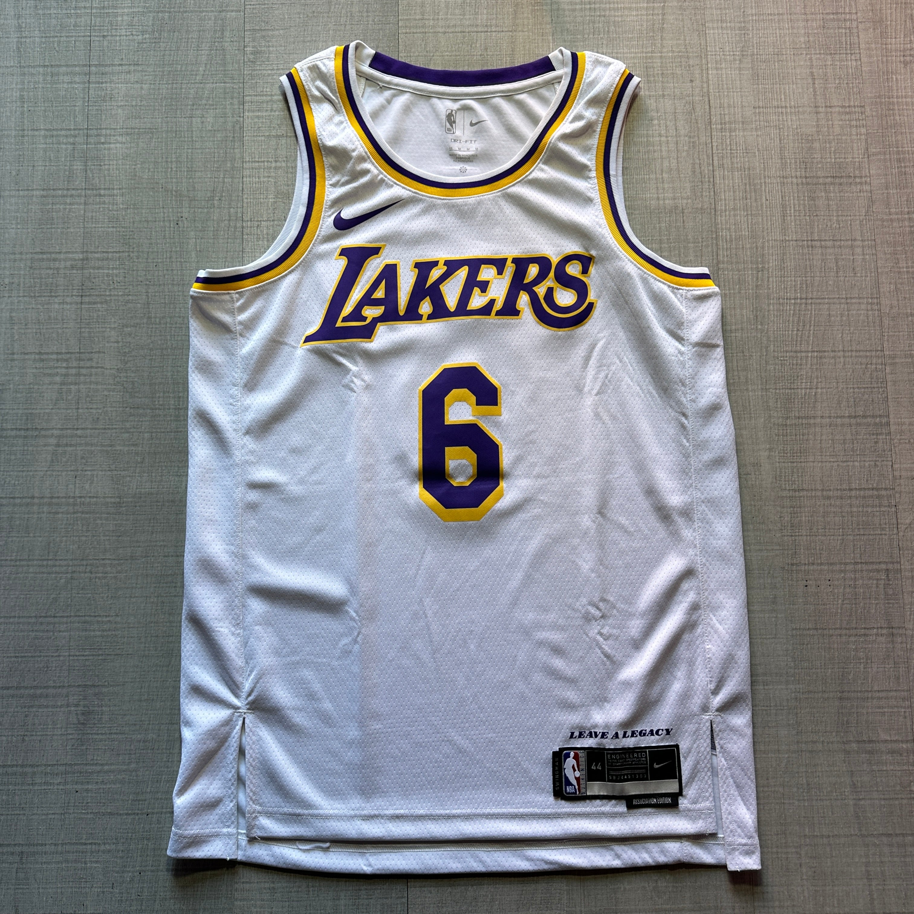 LeBron James L A Lakers Association Edition Nike Jersey Hoopin N Lootin