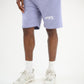 H’n’L Oversized Logo Shorts Lavender