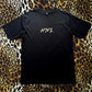 H’n’L Heavy Oversized Leopard Logo Tee Black