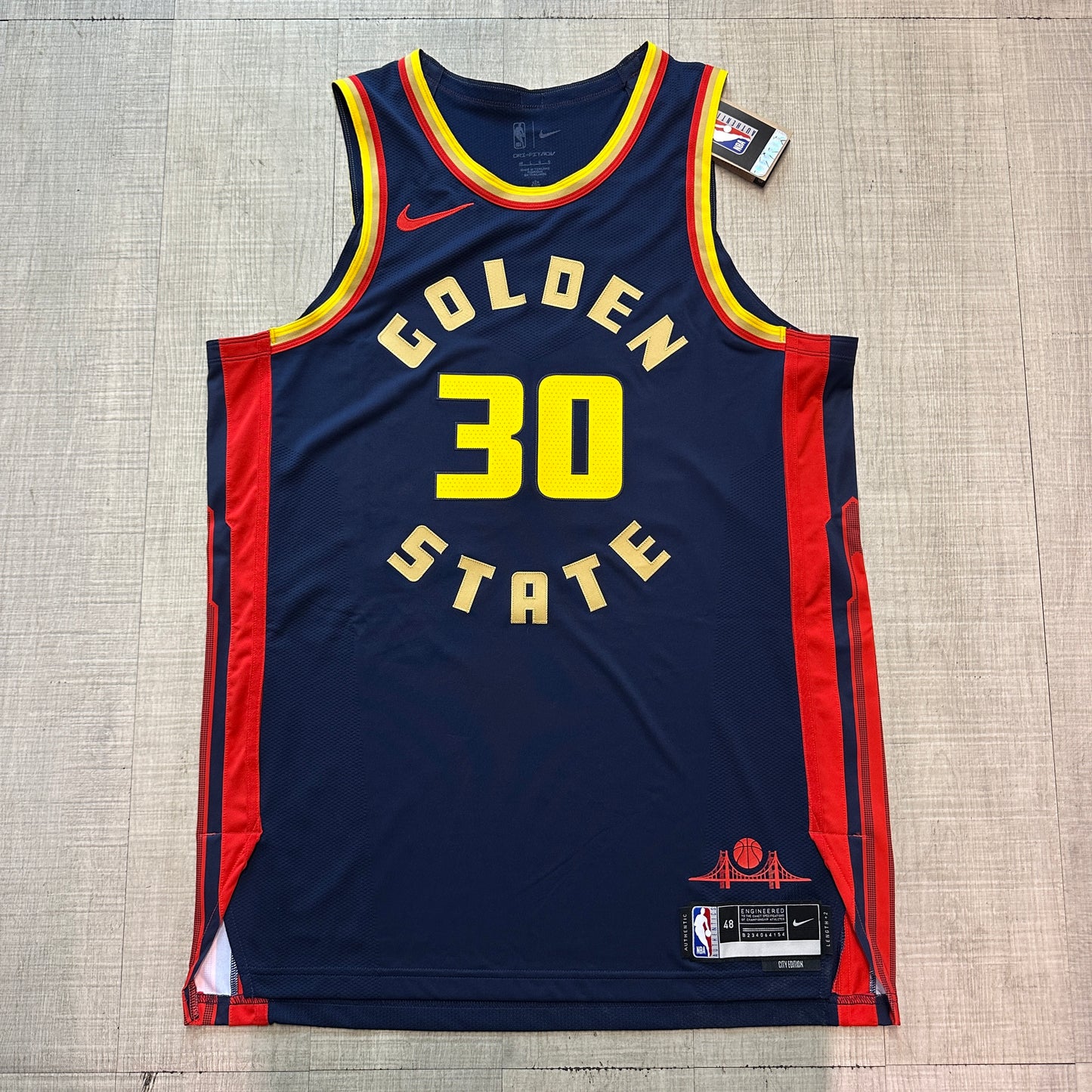 Steph Curry Golden State Warriors Authentic City Edition Nike Jersey