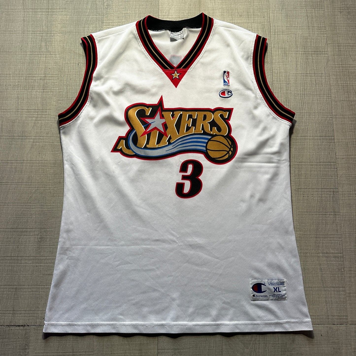 Allen Iverson Philadelphia 76ers Champion Jersey