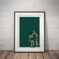 Boston Celtics Duo dbl.drbbl A3 Graphic Print