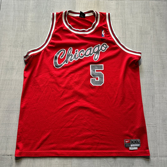 Jalen Rose Chicago Bulls Nike Jersey