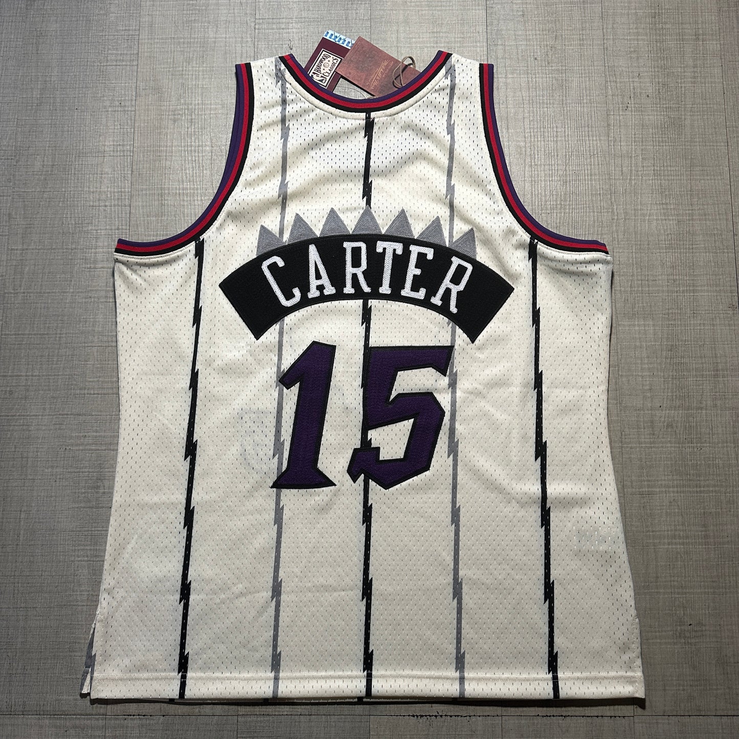 Vince Carter Toronto Raptors Chain Stitch Mitchell & Ness Jersey