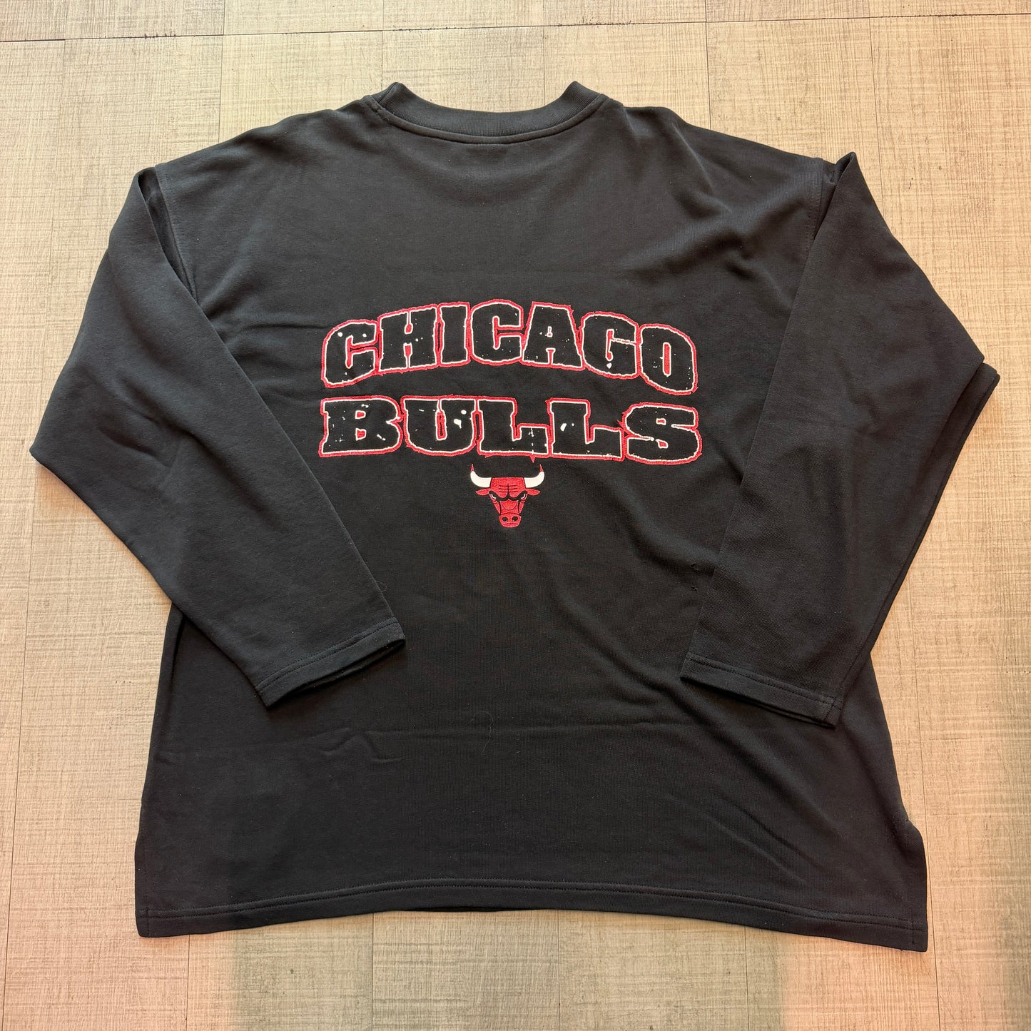 Chicago Bulls Double Sided Long Sleeve Nutmeg Tee