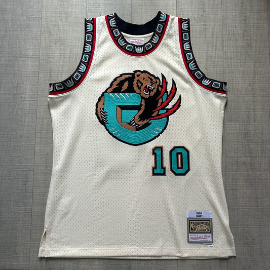 Mike Bibby Vancouver Grizzlies Mitchell & Ness Chain Stitch Capsule Jersey