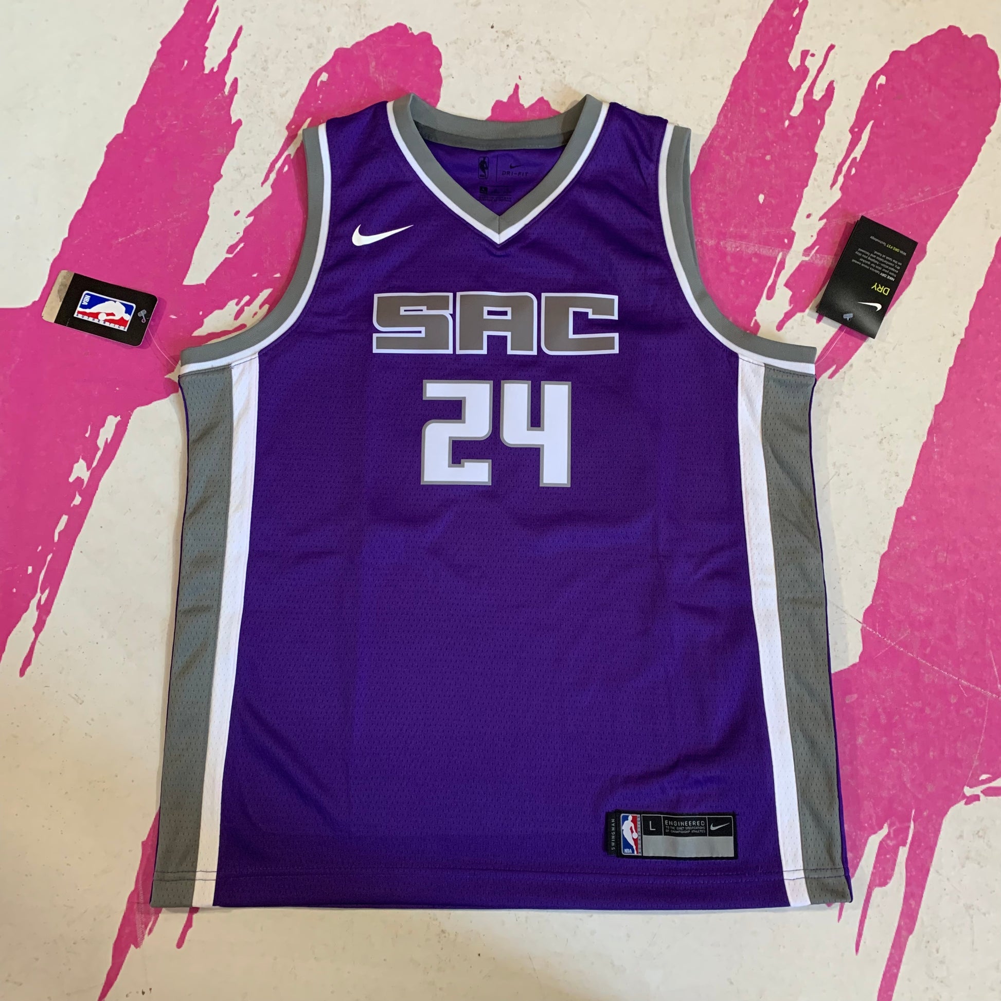 Youth Nike Buddy Hield Purple Sacramento Kings Swingman Jersey