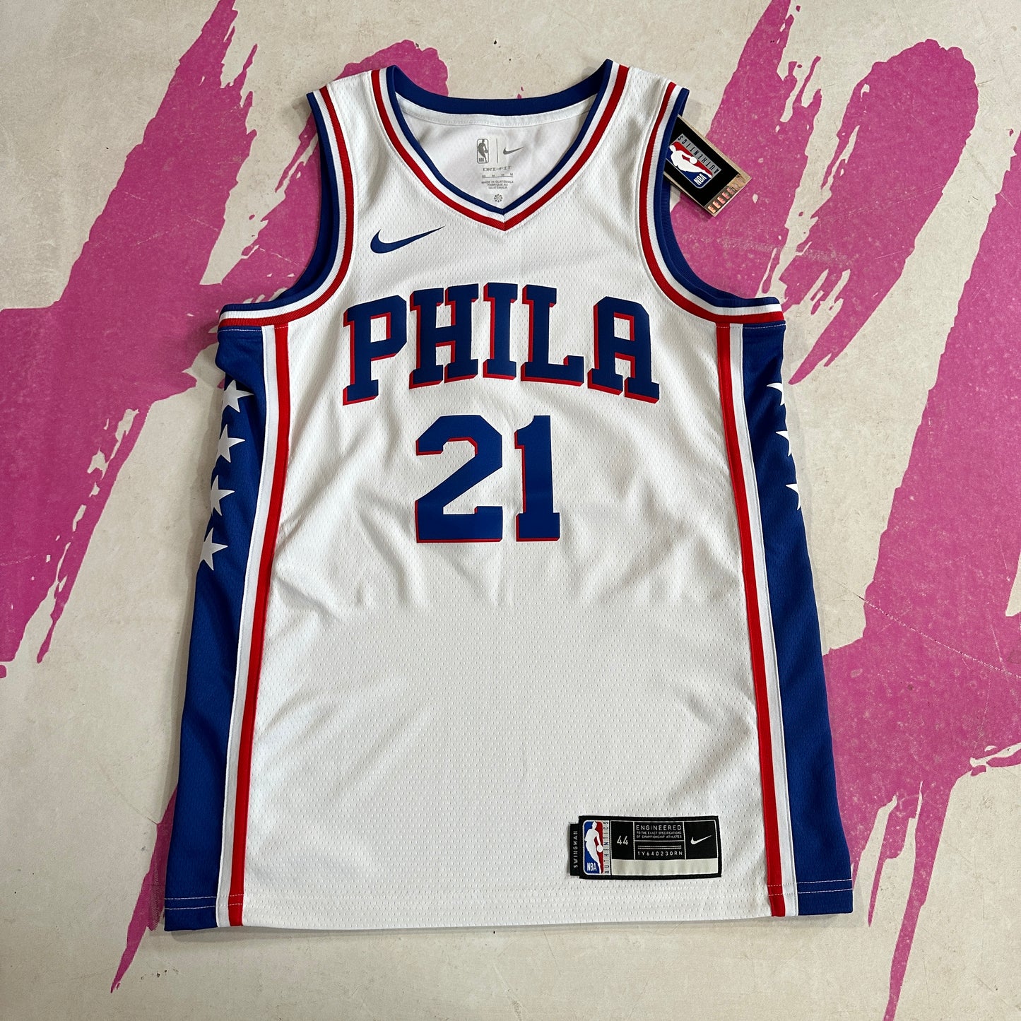Joel Embiid Philadelphia 76ers Association Edition Nike Jersey