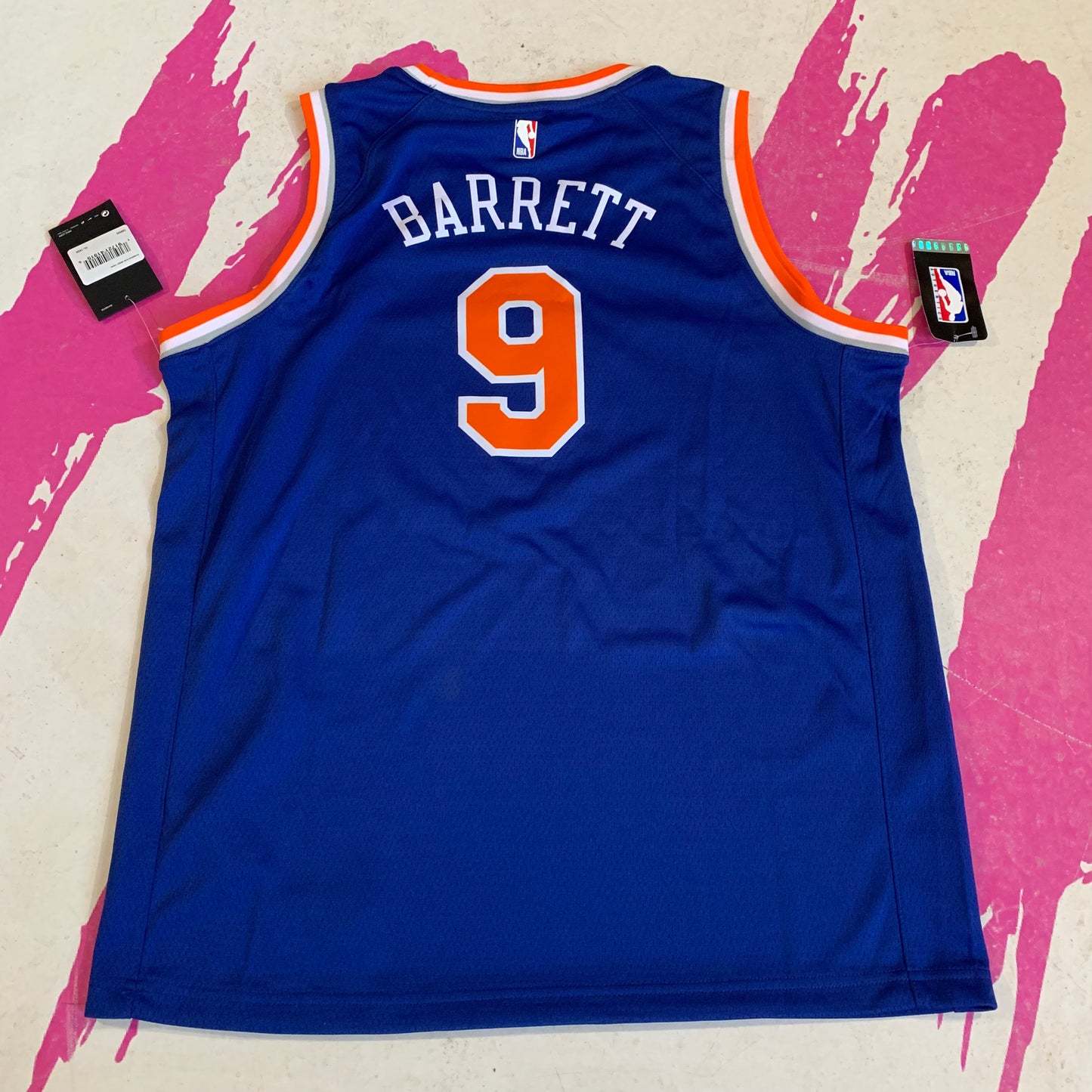 RJ Barrett New York Knicks Icon Edition Nike Kids Jersey