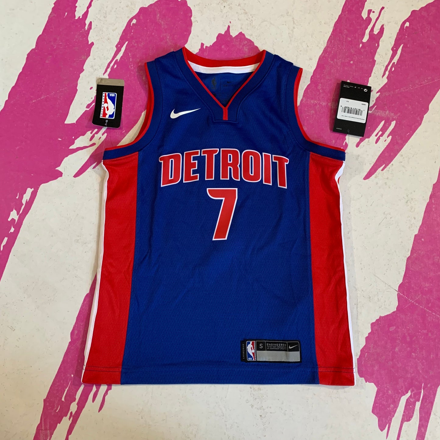Killian Hayes Detroit Pistons Icon Edition Nike Kids Jersey