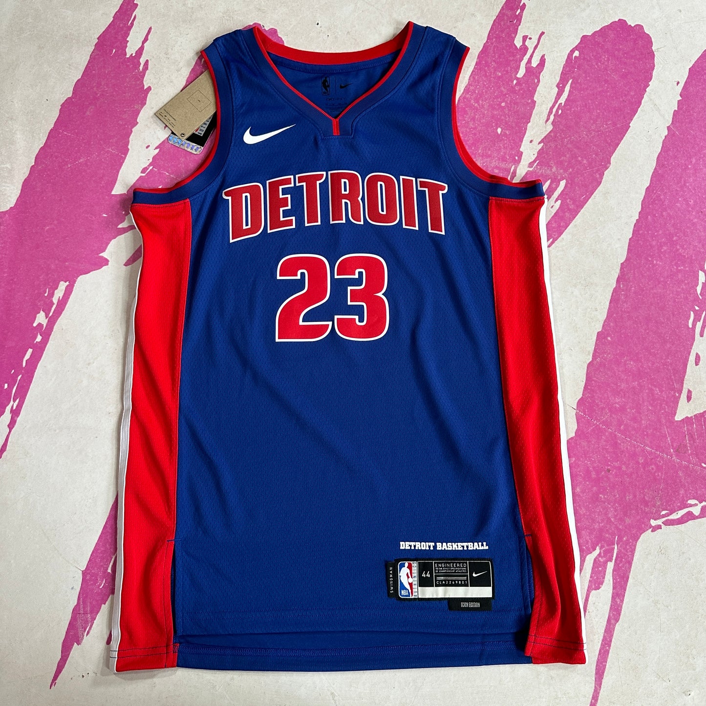Jaden Ivey Detroit Pistons Icon Edition Nike Jersey