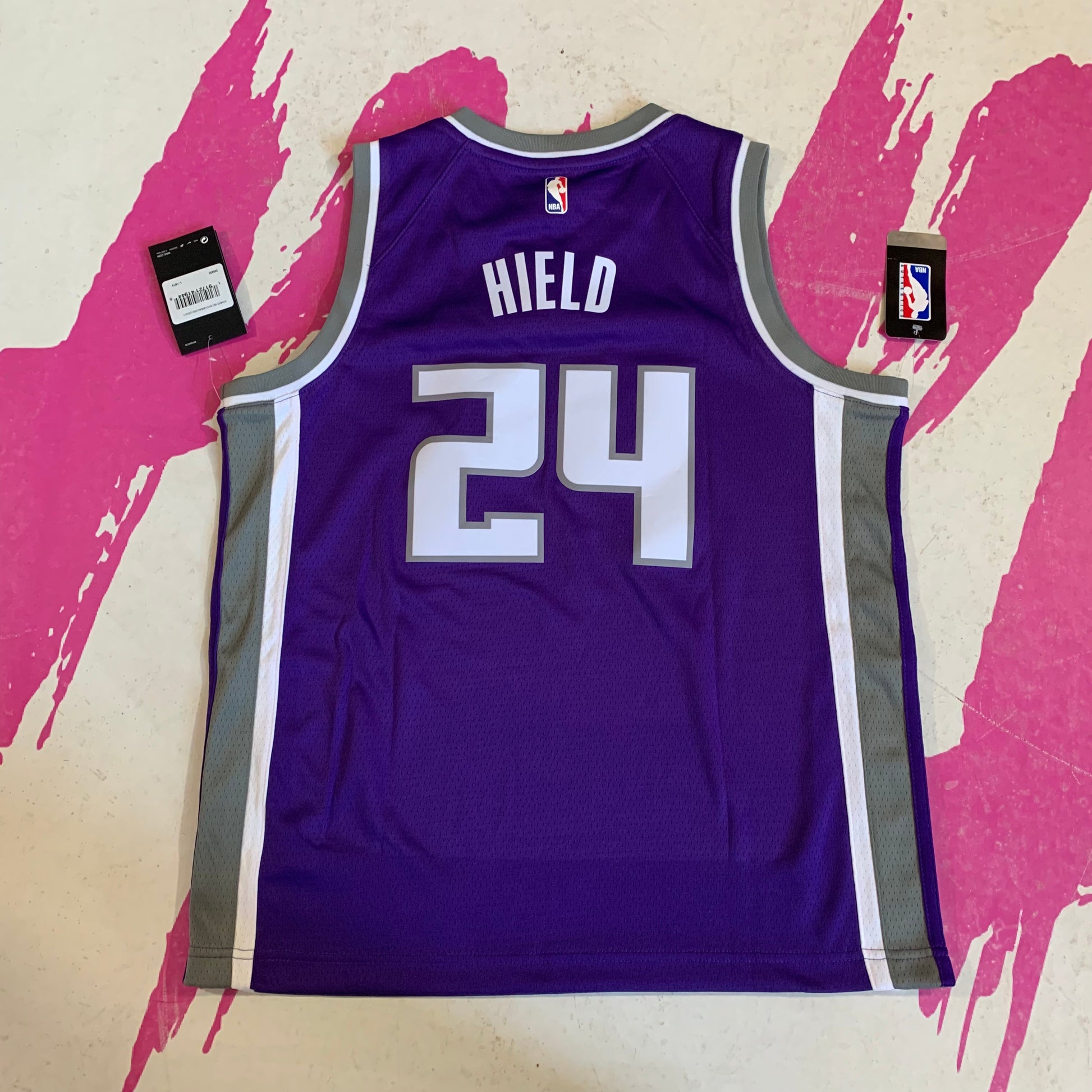 Buddy Hield Sacramento Kings Nike Youth Swingman Jersey Purple - Icon Edition