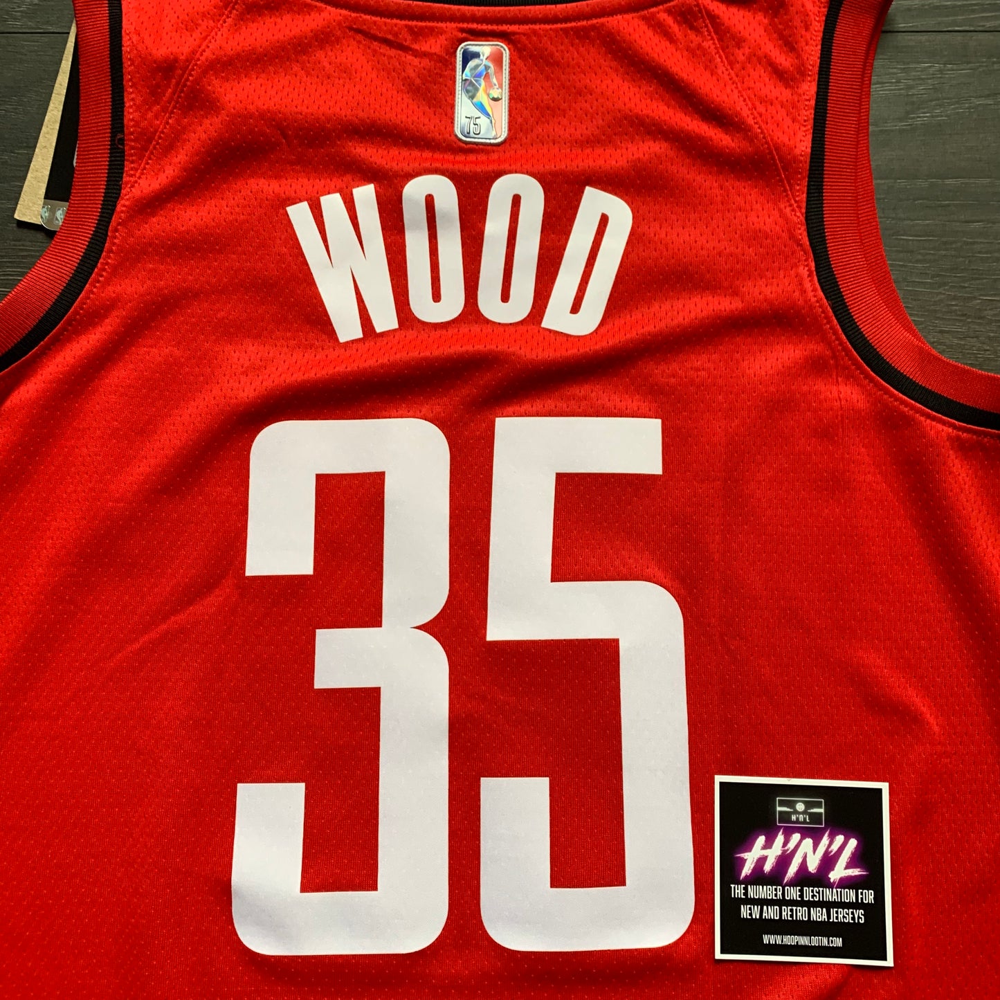 Christian Wood Houston Rockets 75th Anniversary Icon Edition Nike Jers –  Hoopin'N'Lootin