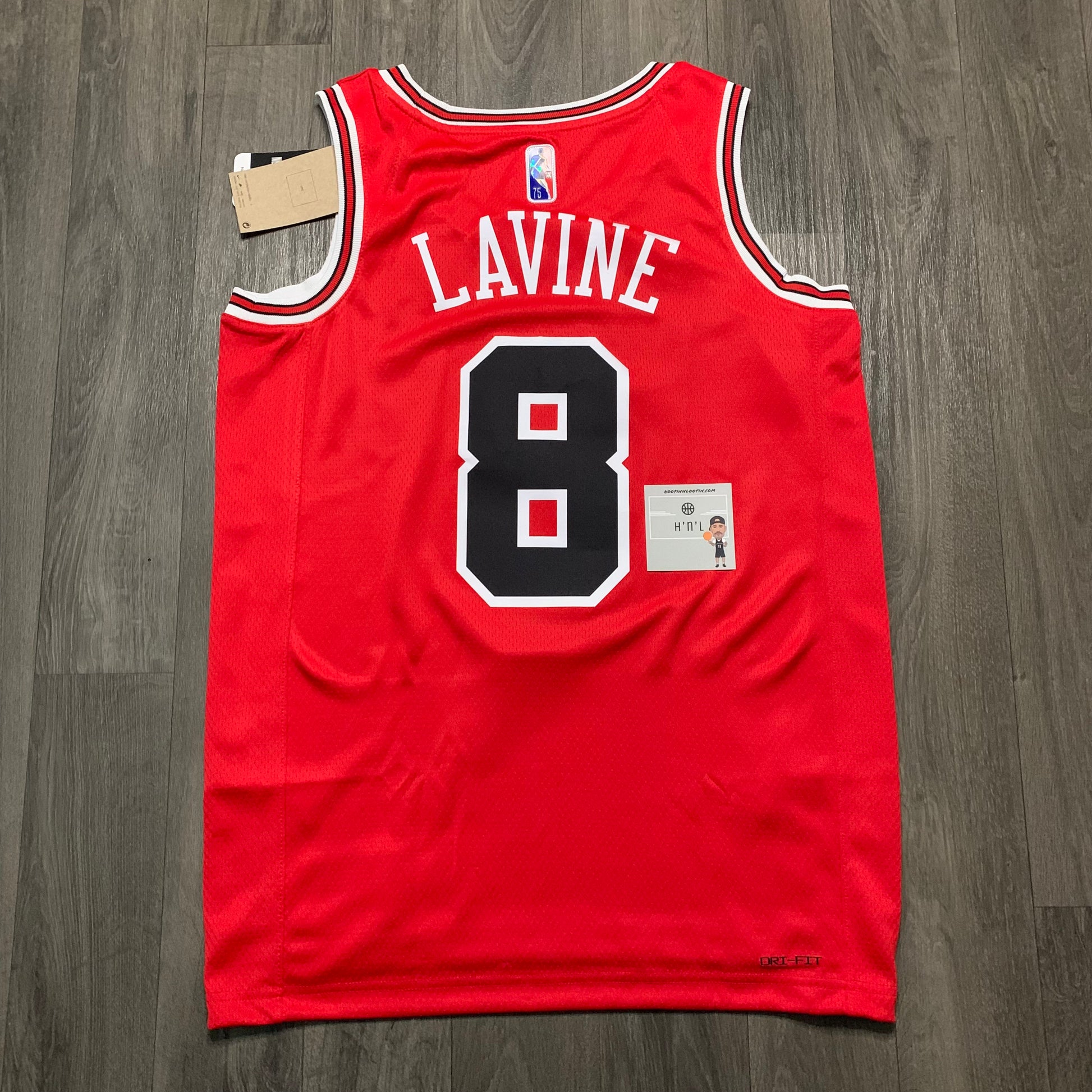 Zach LaVine Chicago Bulls Icon Edition Swingman Jersey - Red - Throwback