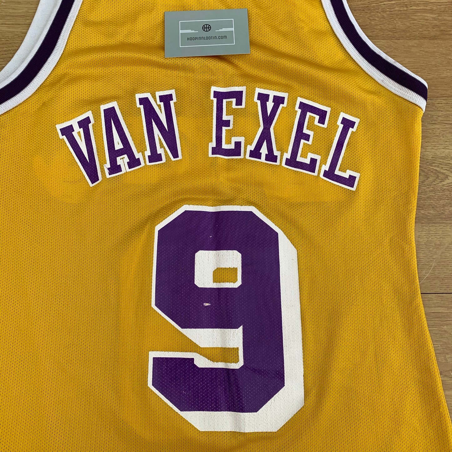 Nick Van Exel LA Lakers Champion Jersey