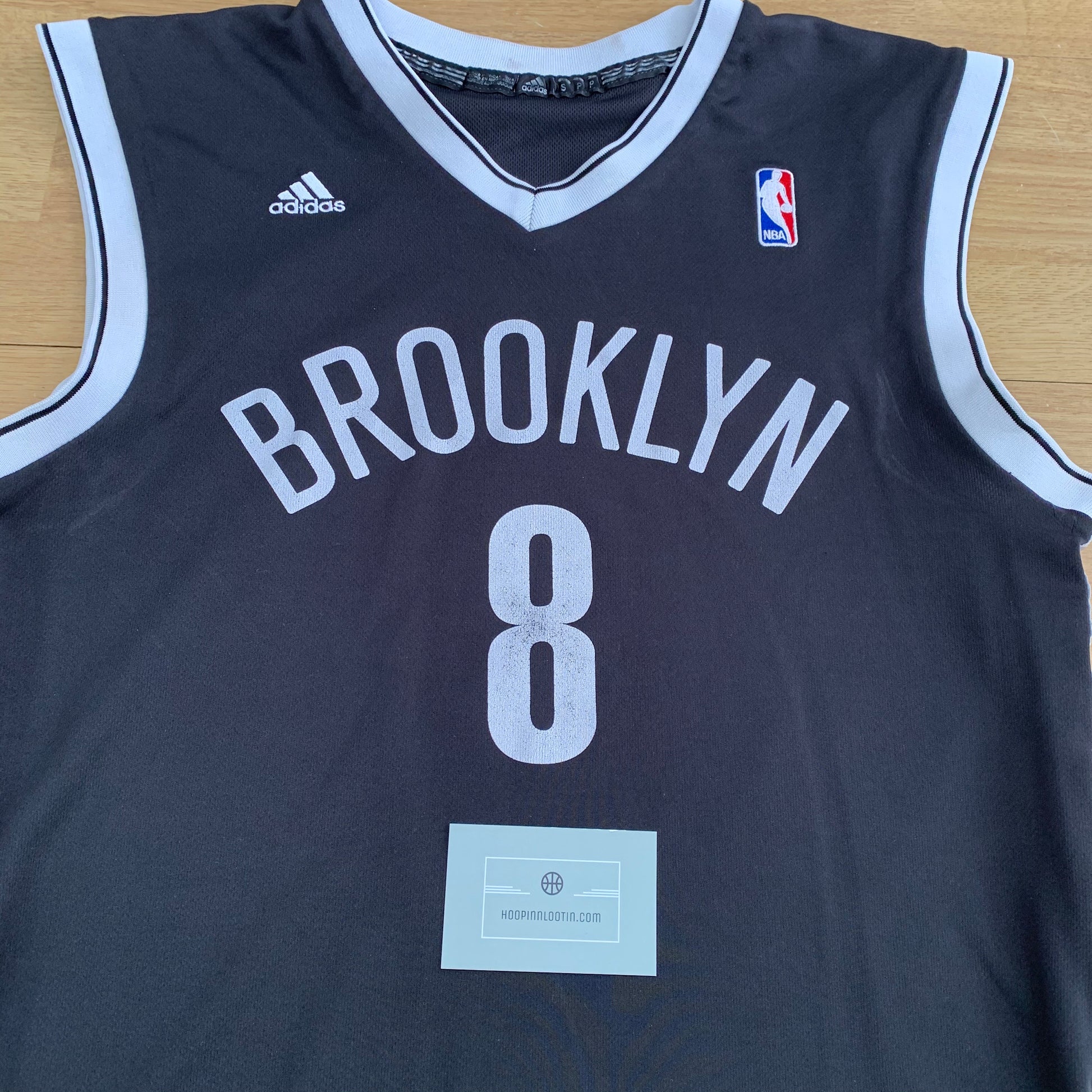 Youth Brooklyn Nets Deron Williams adidas Black Replica Road Jersey